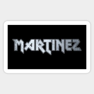 Heavy metal Martinez Sticker